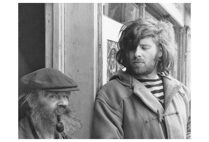 Edwin Mackenzie with Robert Lenkiewicz 1973